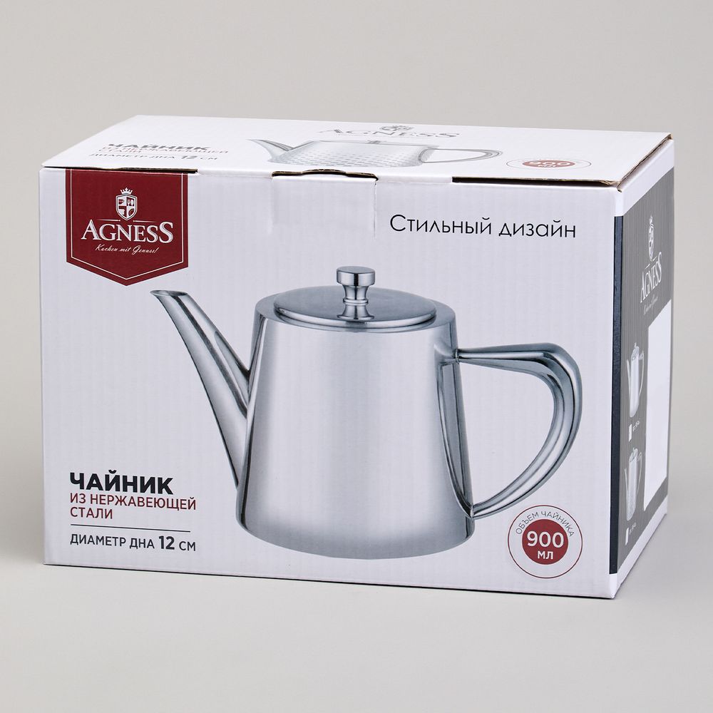 ЧАЙНИК AGNESS, 900 МЛ