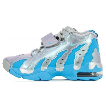 Nike Air DT Max 96 Противоскользящие Амортизирующие MID Топ Детские Баскетбольные Кроссовки Синий и Серебряный
