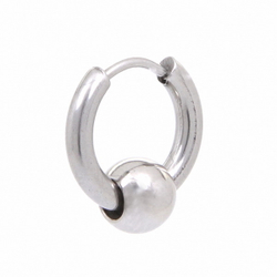 Серьга кольцо с шариком (2,5*7*15 мм)
