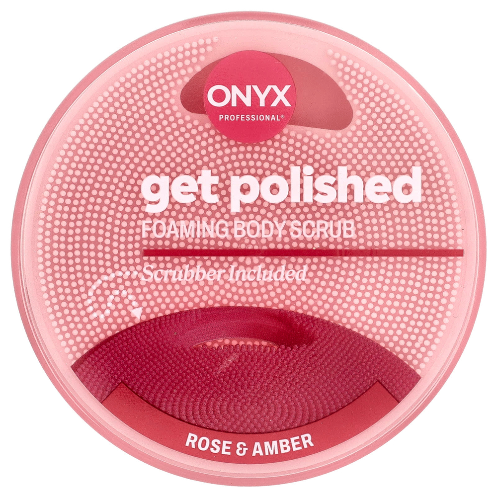 Onyx Professional, Get Polished, скраб для тела, роза и амбра, 453 г (16 унций)