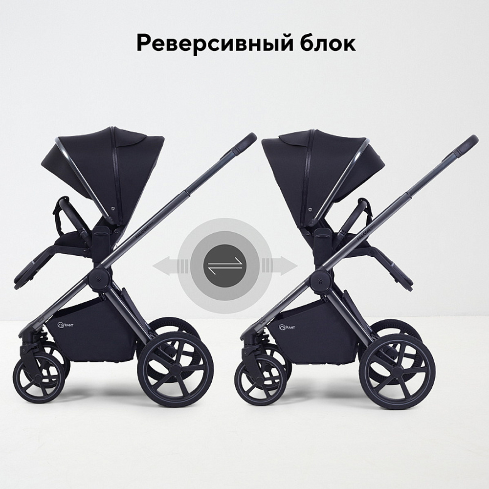 Детская коляска Rant Falcon Soft Therm 2 в 1 Black