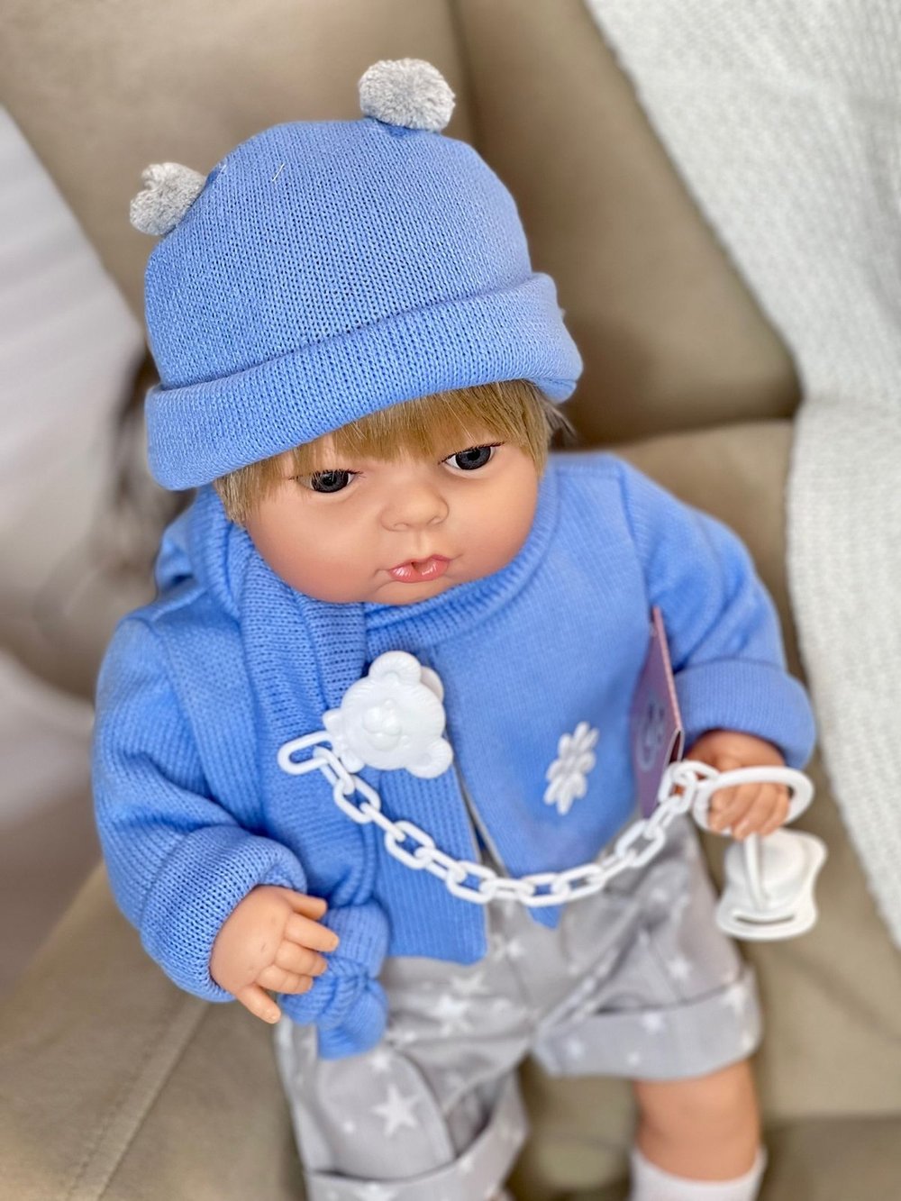 Кукла Berbesa мягконабивная 42см Raul Lloron (4315AK)