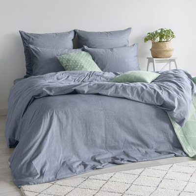 КПБ "Verossa" Melange 2.0СП с наволочками 70/70 рисунок indigo 23 2027