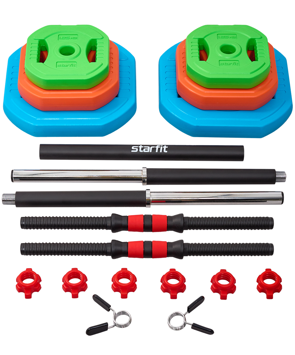 Штанга для бодипампа с разборным грифом BB-711, 19,5 кг