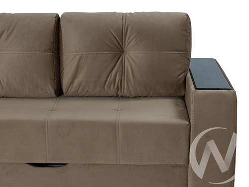 Диван прямой Спинер (МД) GROUND 03 (коричневый)