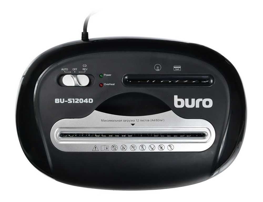 Уничтожитель бумаг  Buro Office BU-S1204D