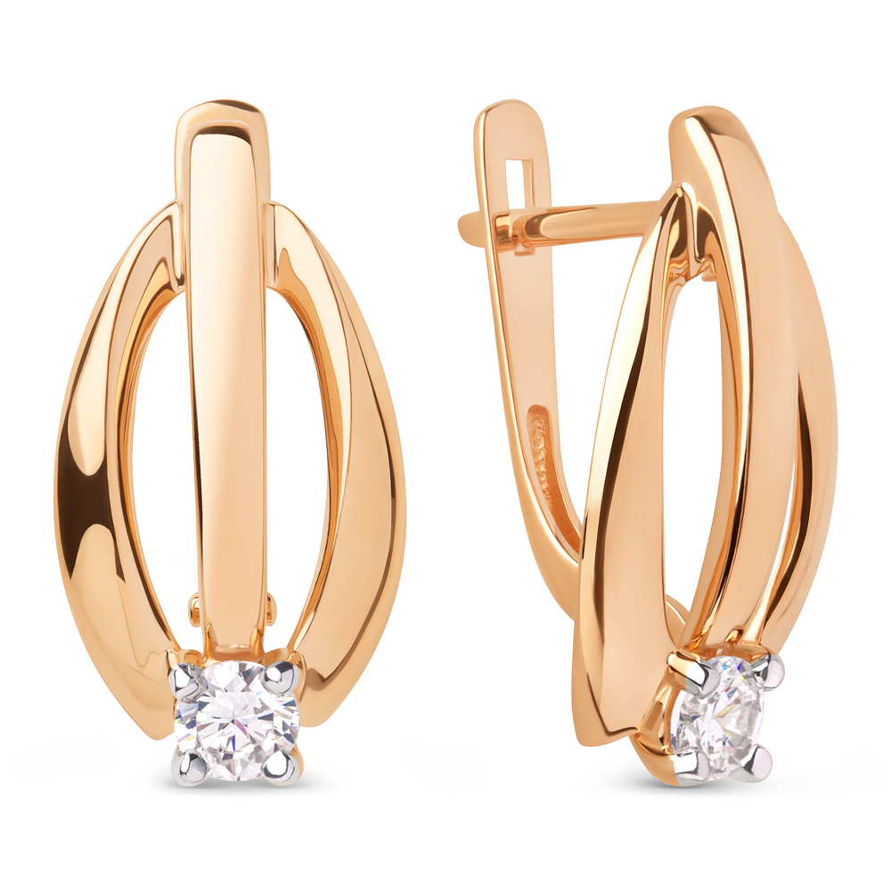 Серьги из золота 585 пробы