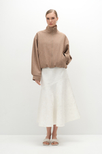 Юбка на кокетке из жаккарда