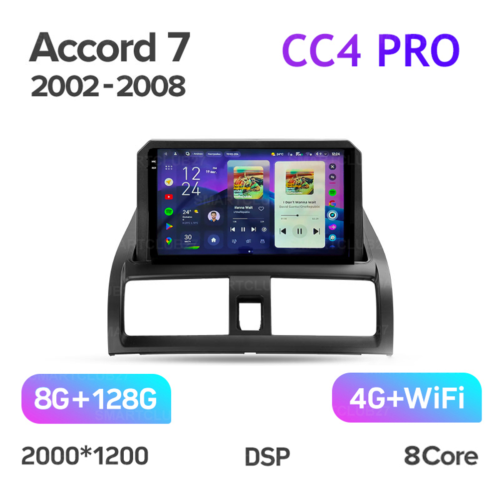 Teyes CC4 Pro 9" для Honda Accord 7 2002-2008