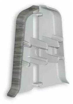 Торцевые (пара) для плинтуса 85мм "Деконика", 210 Дуб пепельный