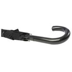 Fontana 23-дюймовый зонт карбонового цвета с механизмом автоматического открытия и изогнутой ручкой