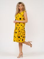 914 Сарафан "Горох/горчица" SveTekst (Акция)
