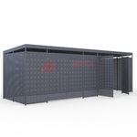 Площадка для сбора мусора Перфо на 5 баков