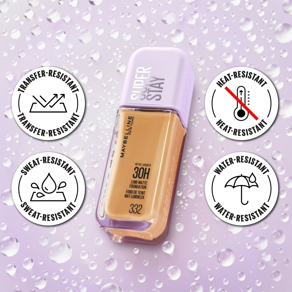 MAYBELLINE NEW YORK SuperStay Lumi-Matte - Легкий тональный крем для длительного эффекта, 35 ml