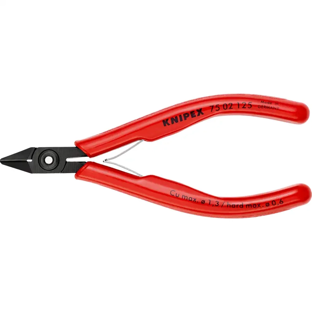 Кусачки боковые для электроники чернёные 125 мм Knipex 75 02 125 SB