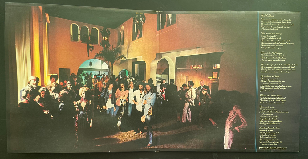 Eagles ‎– Hotel California (Англия 1976г.)