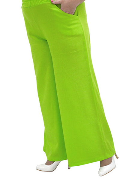 Летние широкие брюки Лайм