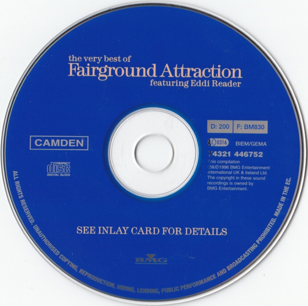 Fairground Attraction Featuring Eddi Reader / The Very Best Of Fairground Attraction (CD)