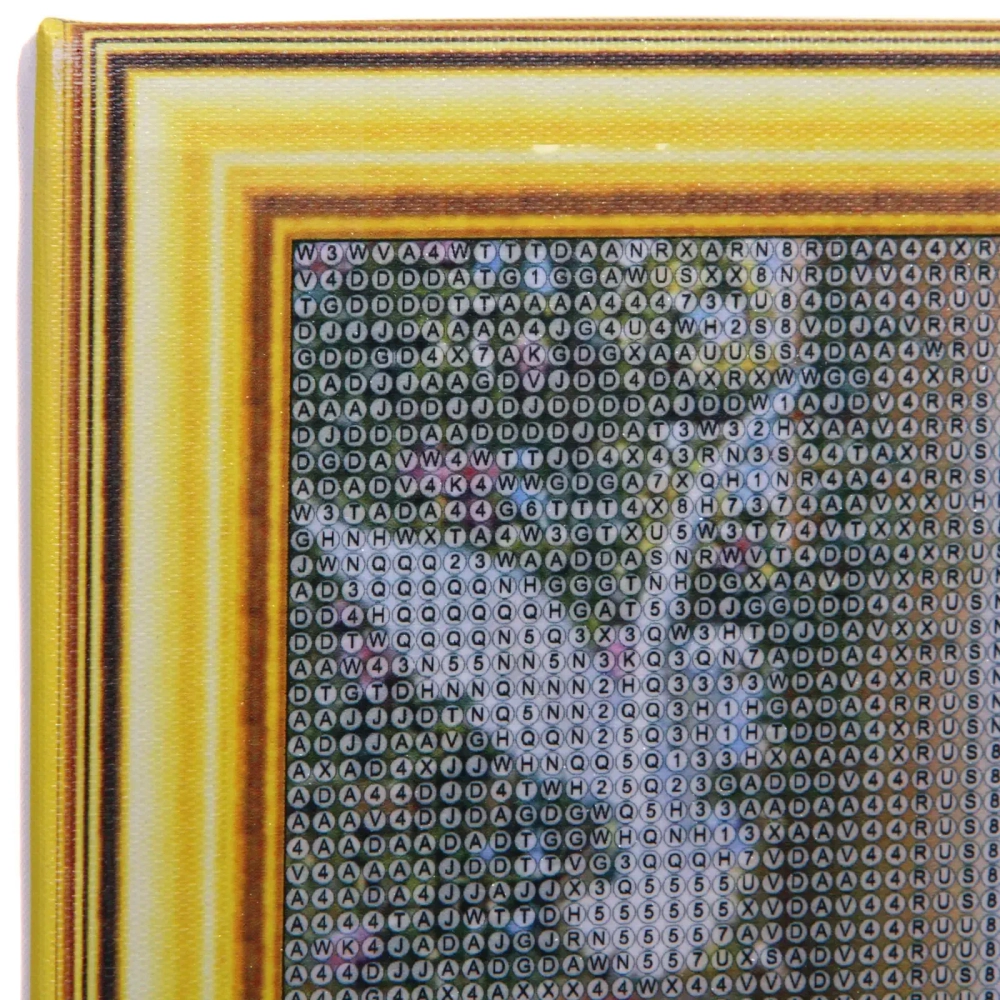 Алмазная мозаика на подрамнике с полным заполнением «МИР ЯРКИХ КРАСОК», Ангелочек, 30*40 см