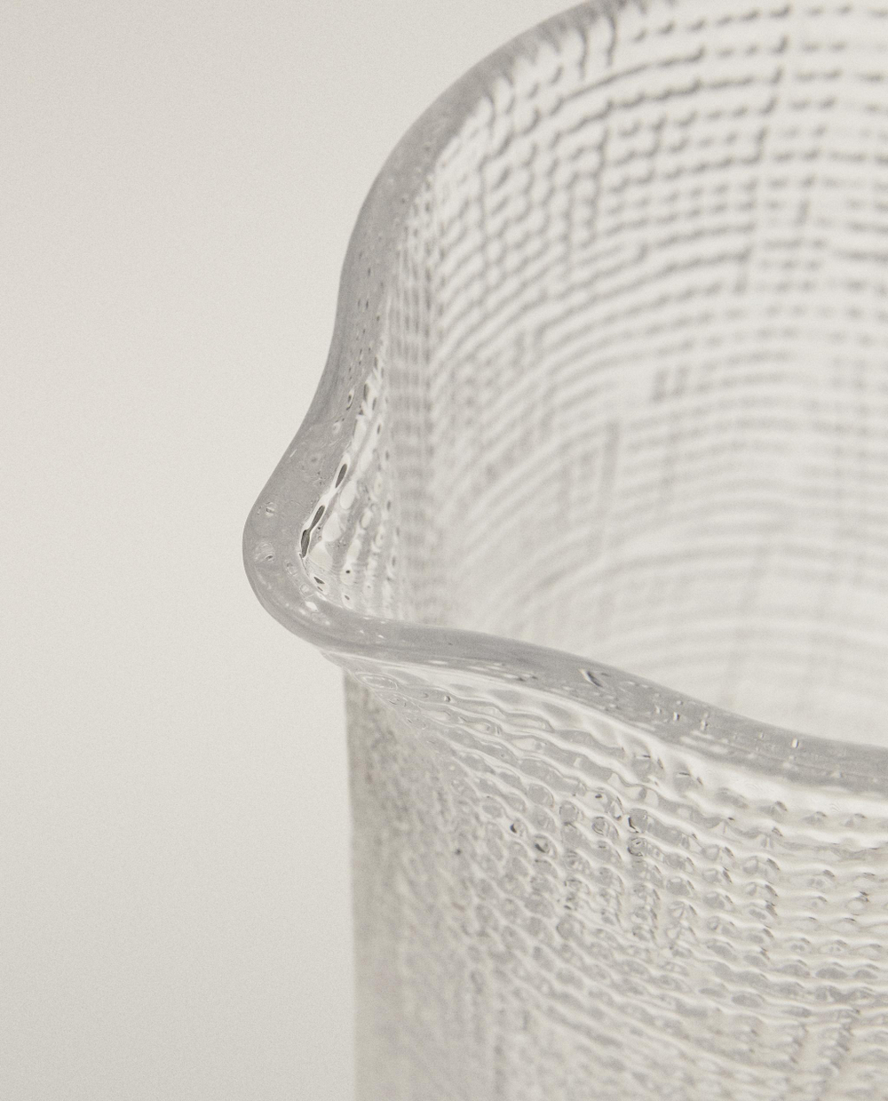 Zara Home кувшин из стекла, цвет прозрачный, 20 см