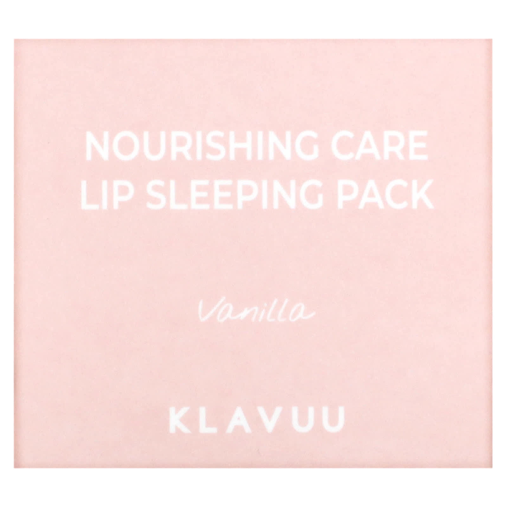KLAVUU, Nourishing Care, ночная маска для губ, ваниль, 20 г (0,70 унции)