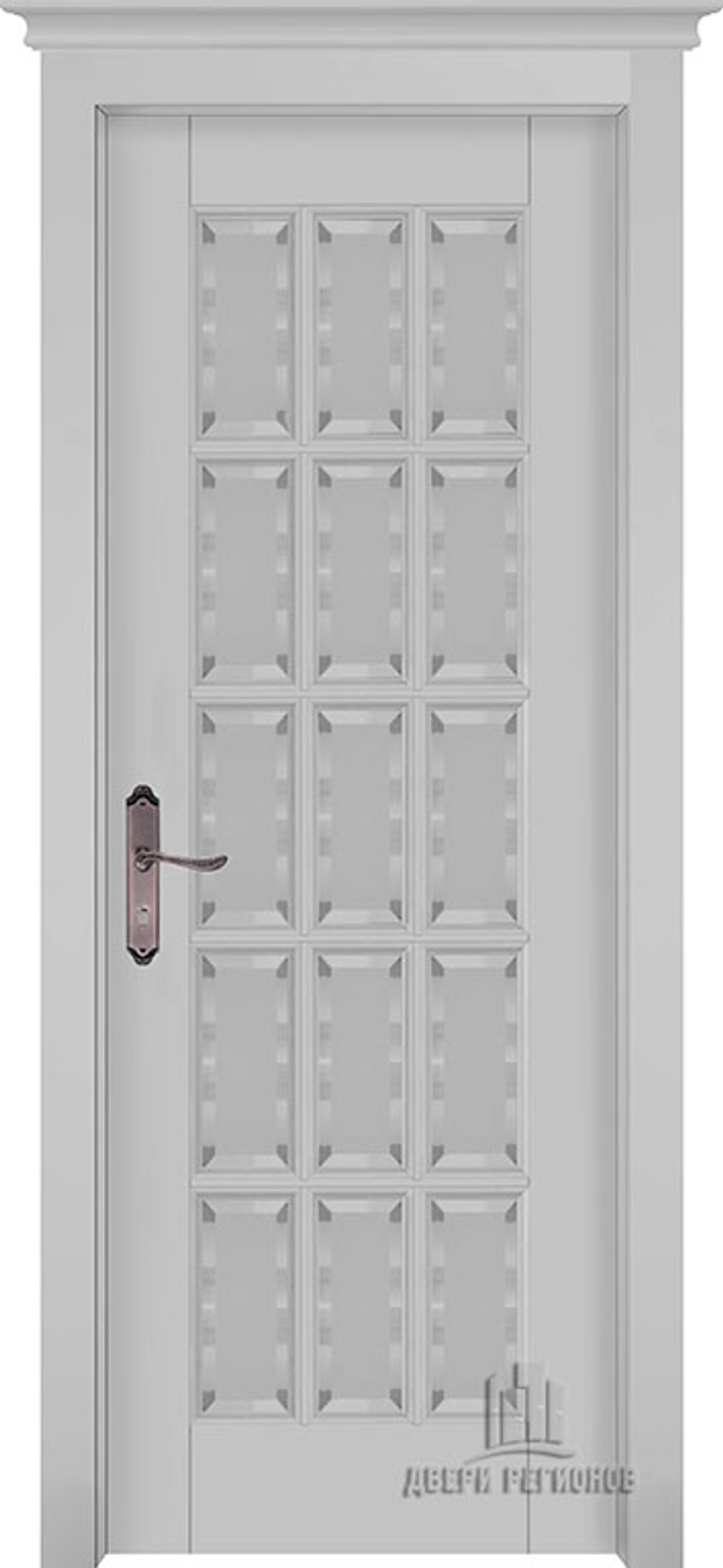 Дверь межкомнатная Лондон 2 остекленная