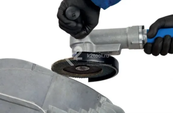 Лепестковый торцевой круг Karnasch Ø125х22,2 мм, Р120, ZIRCONIUM STANDARD PRO, артикул 12.1010.125.120