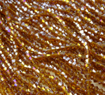 ББ030ДС3 Хрустальные бусины "биконус", цвет: коричневый AB прозрач., размер 3 мм, кол-во: 95-100 шт.