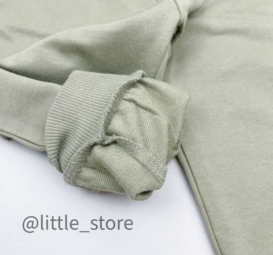Джоггеры из футера(тонкого), Хаки