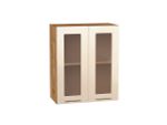 Шкаф верхний с 2-мя остекленными дверцами Валерия-М