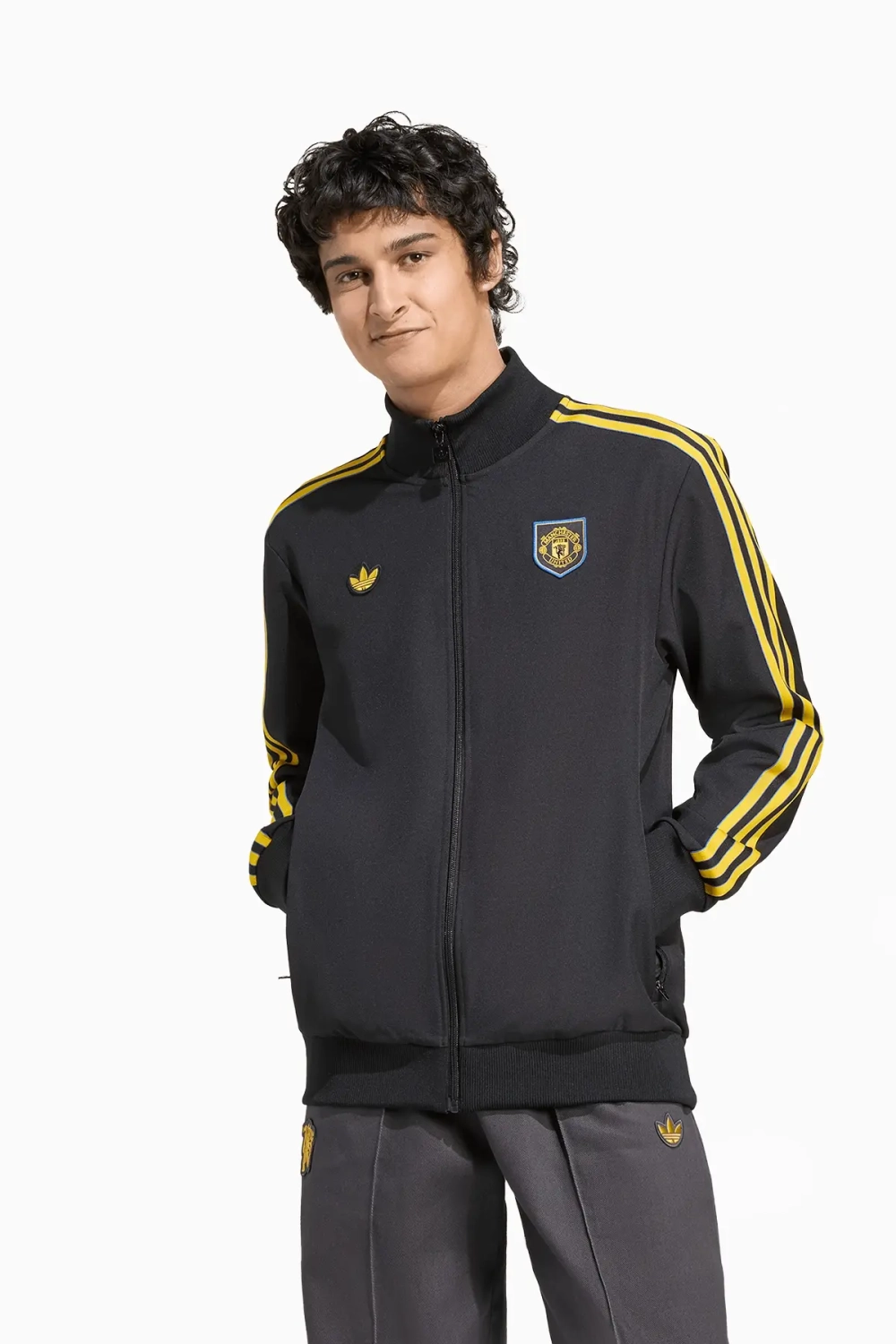 Кофта adidas Manchester United 25/26 Icon Track Top - черный