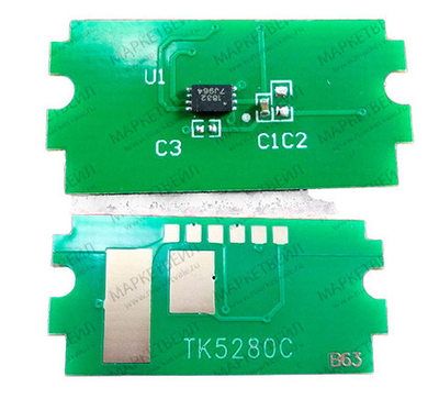 Чип для Kyocera Ecosys P6235cdn/M6235cidn/M6635cidn (TK-5280C) Cyan, 11K ELP Imaging®