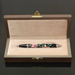 Ручка шариковая Parker "Лилии" №2 с ручной росписью в футляре