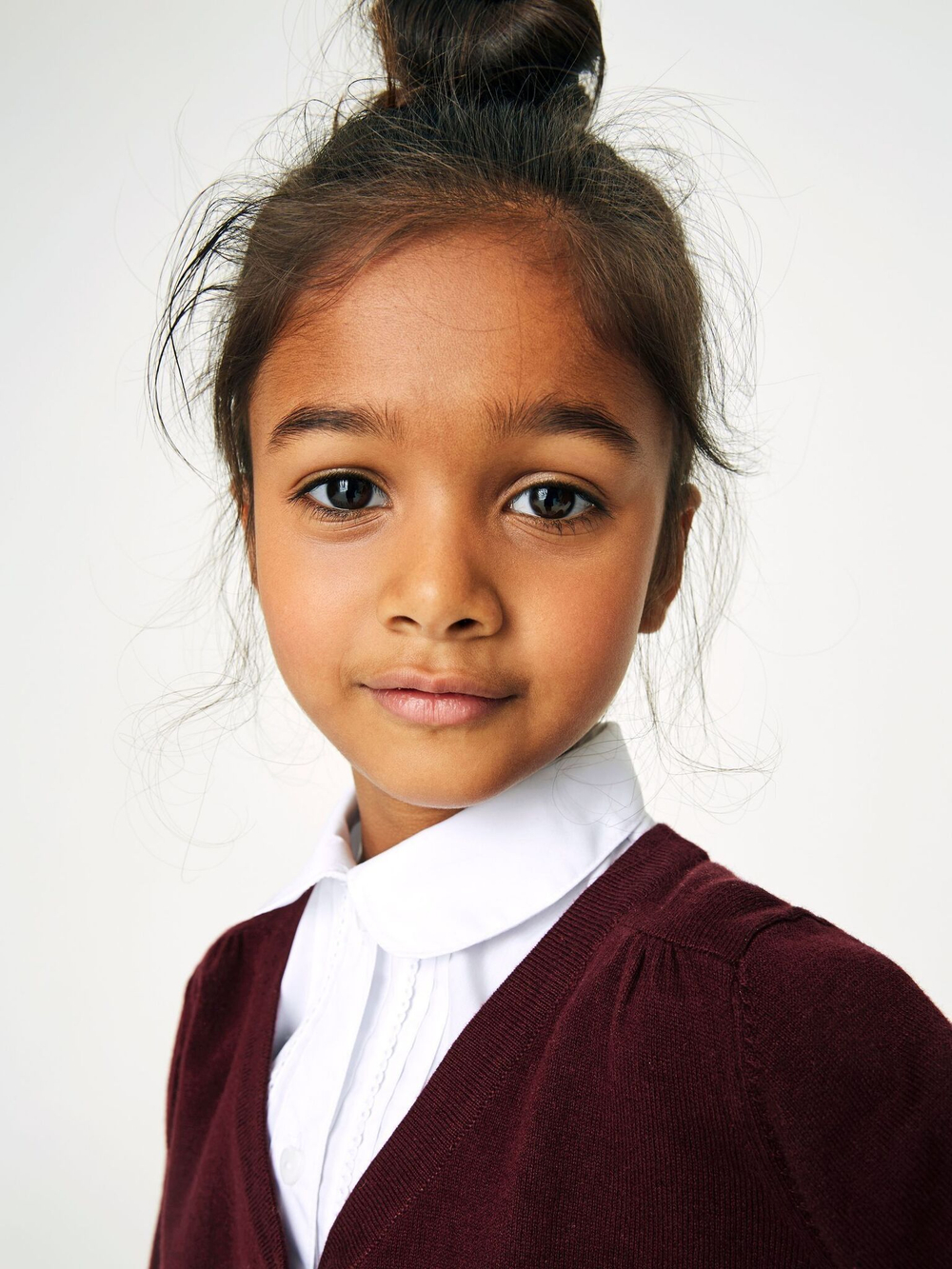 Кардиган школьный для девочки Next 367-032, Бордовый