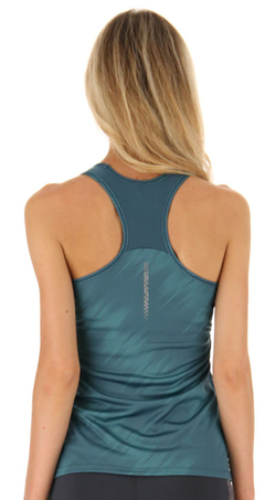 Женский топ теннисный Lotto Running - Бирюзовый
