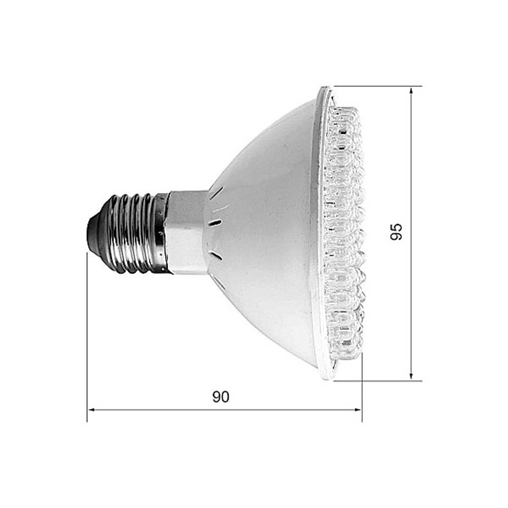 Лампа УФ светодиодная 6W R95 E27