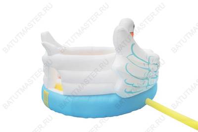 Батут для дачи "Волшебный лебедь" 4,0*3,2*2,45м