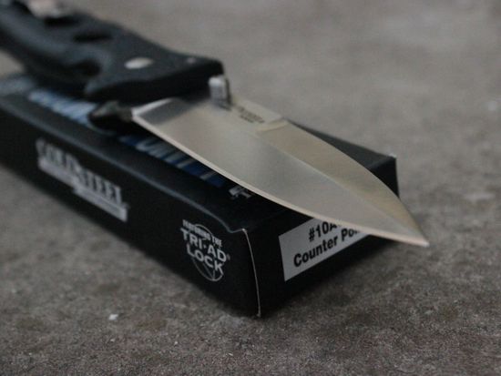 Складной нож Cold Steel 10AB Counter Point I c клинком из стали AUS-10A, рукоять Grivory (Griv-Ex)
