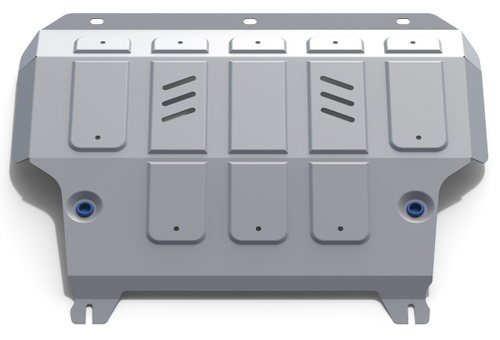 Защита картера и КПП Rival для Ford EcoSport (V - 1.6) FWD 2014-2018, штампованная, алюминий 4 мм, с крепежом, 333.1847.1