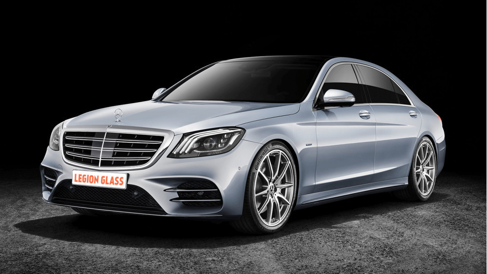 Защитное стекло Mercedes S-class W222 2013-2017 Монитор 12.3"