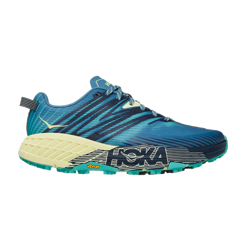 Кроссовки женские HOKA W SPEEDGOAT 4 Provincial Blue/Luminary Green