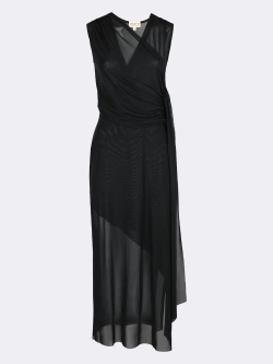 Платье черное из сетки OLA OLA