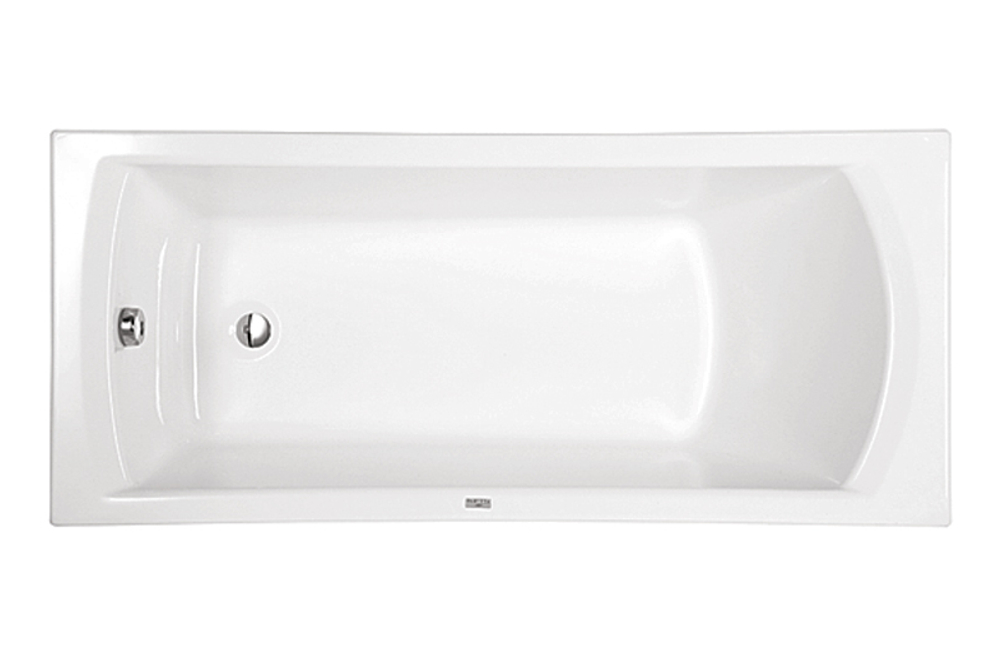 Ванна акриловая прямоугольная "Монако XL" 170х75 белая с г/м "Базовая Плюс" Santek
