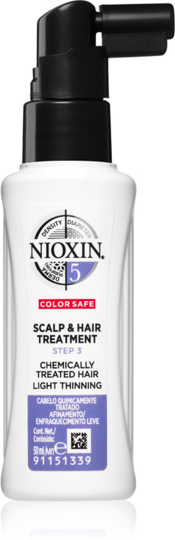 Nioxin System 5 Color Safe Chemically Treated Hair Light Thinning - набор унисекс (для нормального и грубого естественного выпадения волос и после химического ухода) /   / GTIN 8005610501420