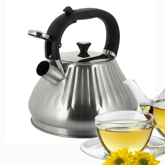 Чайник 3 л. из нержавеющей стали со свистком Kamille KM 0859