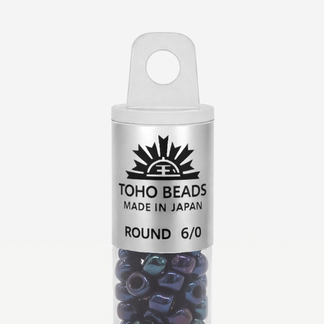 Японский бисер TOHO Round 6/0 (№82), металлизированный, непрозрачный глянцевый