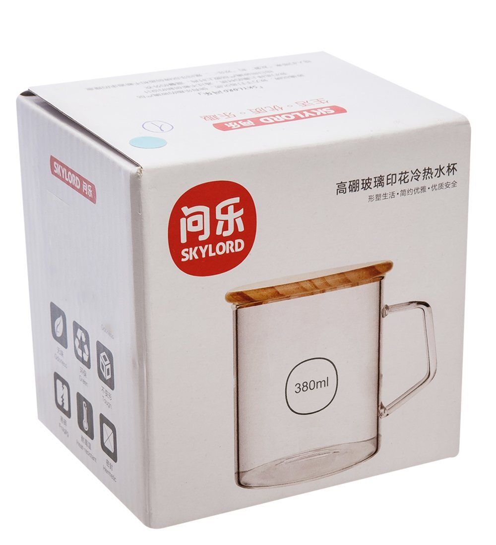 GS- 46/3 Кружка с крышкой «Розовый сад» 380мл