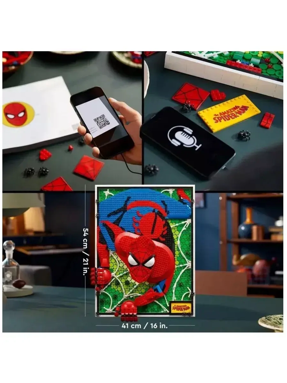 Конструктор Марвел Картина Человека-Паука 2099 деталей