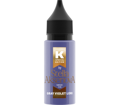 Gray Violet Lori КРАСКА Tattoo Ink by Stella Aksenova