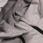 Ветровка для девочек р.116-122 серая 2421-07 (Ириска)